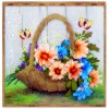 Flower Basket - Full Round Diamond Painting