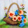 Flower Basket - Full Round Diamond Painting