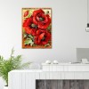 Poppy flowers- Full Square Diamond Painting