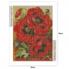 Poppy flowers- Full Square Diamond Painting