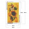 Sunflower - Full Round Diamond Painting(30*48cm)