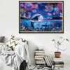 Dolphin Firework - Full Round Diamond Painting