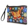 DIY Butterfly Special Shaped Diamond Painting Wristlet Clutch Women Wallet