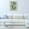 Butterfly in Bamboo - Full Round Diamond Painting