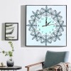 DIY Flower Special Shaped Diamond Painting Embroidery Wall Clock Home Decor