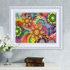 Colorful Flowers - Full Round Diamond Painting