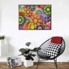 Colorful Flowers - Full Round Diamond Painting