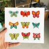 DIY Full Drill Round Butterfly Diamond Painting Cartoon Stickers