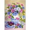 Cartoon Flowers - Full Round Diamond Painting