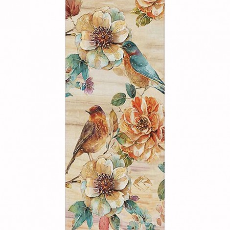 Flower Bird - Crystal Rhinestone Diamond Painting(85x45cm)