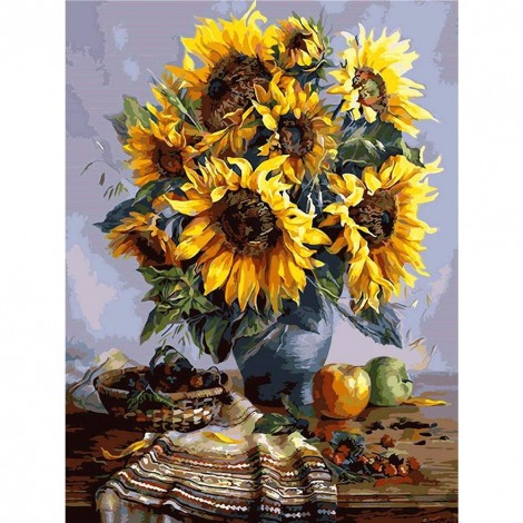 Sunflower - Full Round Diamond Painting(40*50cm)