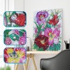 Flower Butterfly - Crystal Rhinestone Diamond Painting