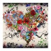 Flower Heart - Full Round Diamond Painting