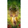 Flower Deer - Full Round Diamond Painting(100*50cm)