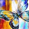 Fantasy Color Butterfly - Full Round Diamond Painting