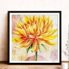 Golden Flower - Full Round Diamond Painting