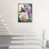 Flower and Bird - Full Square Diamond Painting